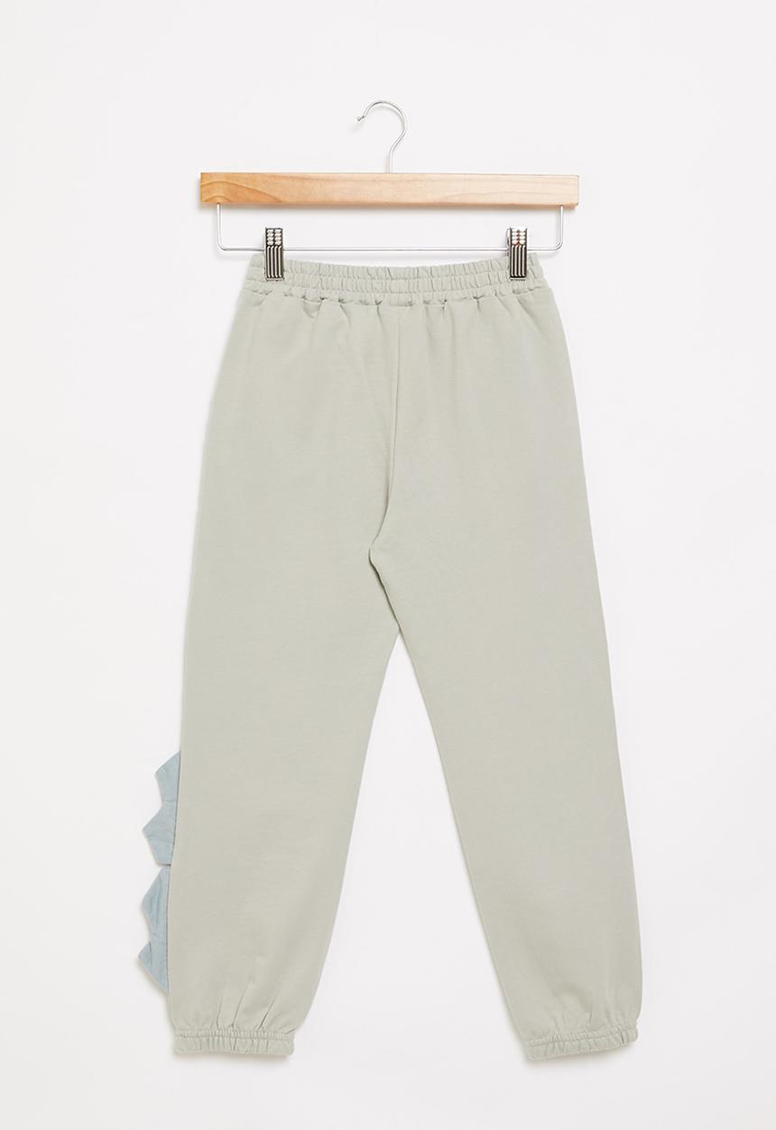 Pop Candy - Boys dino sweatpants - grey
