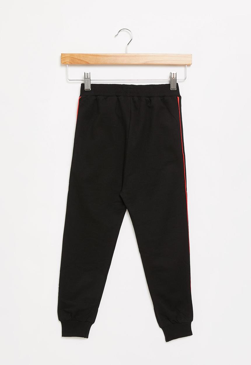 Pop Candy - Boys joggers - black & red