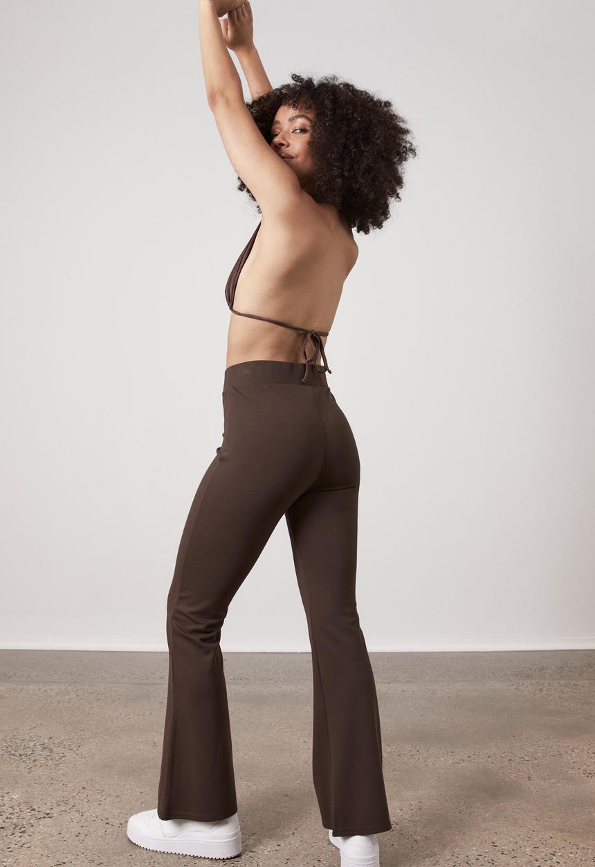Factorie - Hype pull on pant - bitter choc