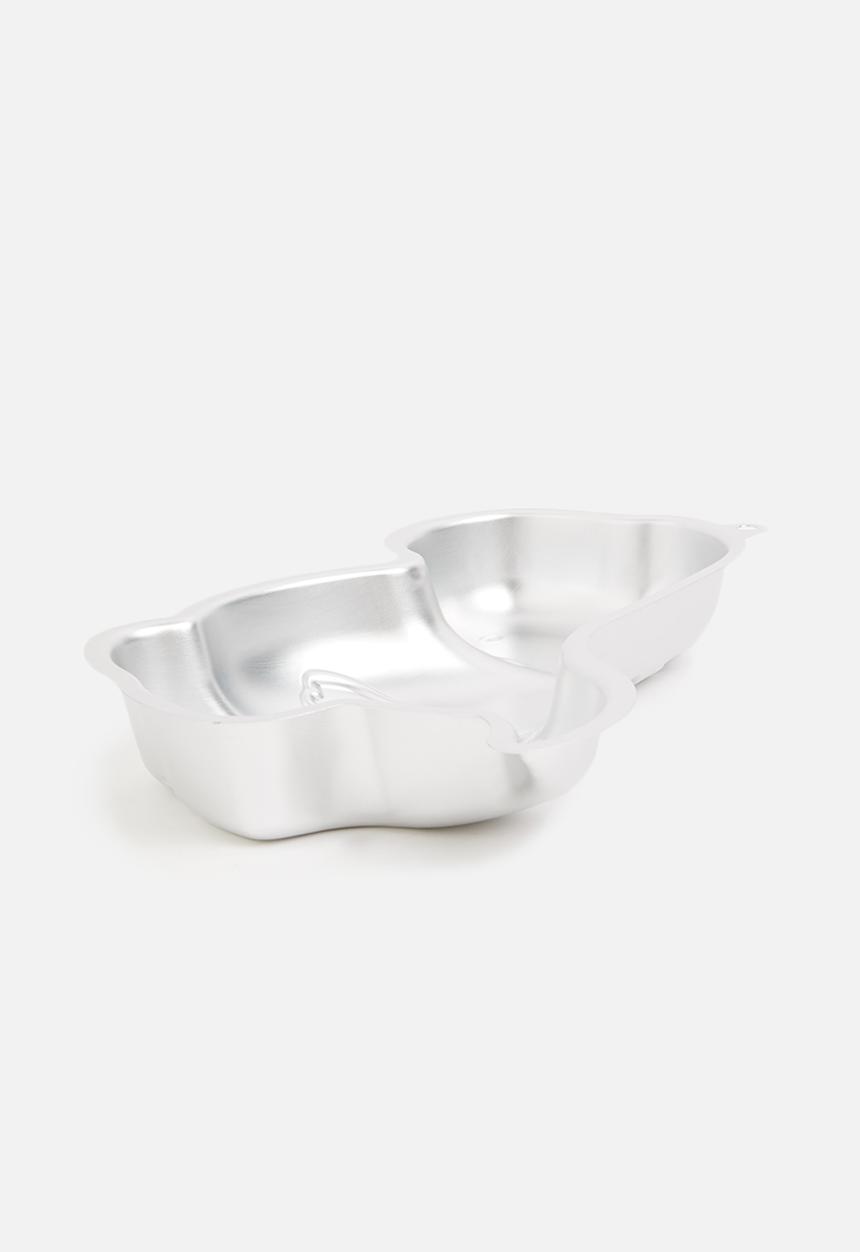 Kitchen Craft - Silver anodised dinosaur shaped cake pan - silver