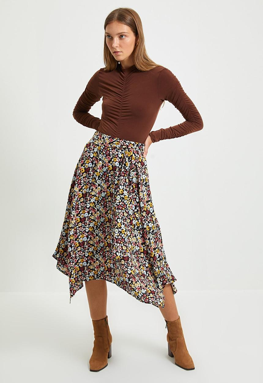 Trendyol - Belted skirt - multi
