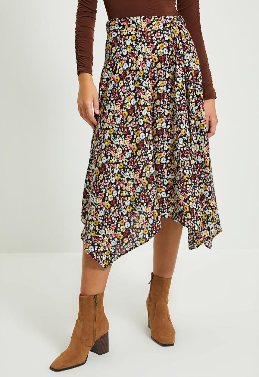Trendyol - Belted skirt - multi