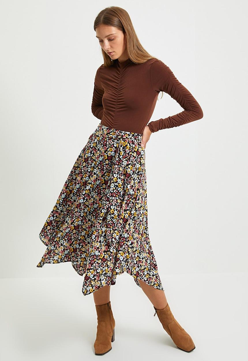 Trendyol - Belted skirt - multi