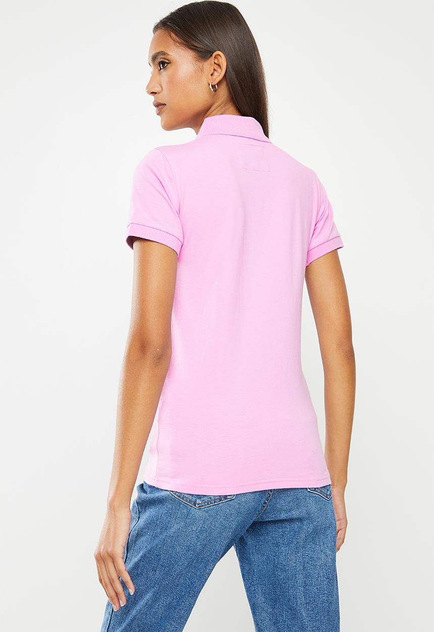 Aca Joe - Ladies aca joe high square small logo golfer - lilac