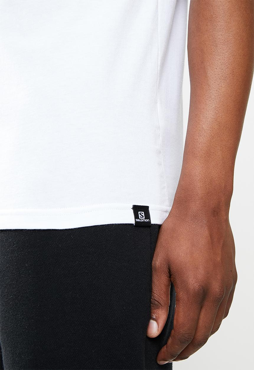 Salomon - Wonder short sleeve tee m - white