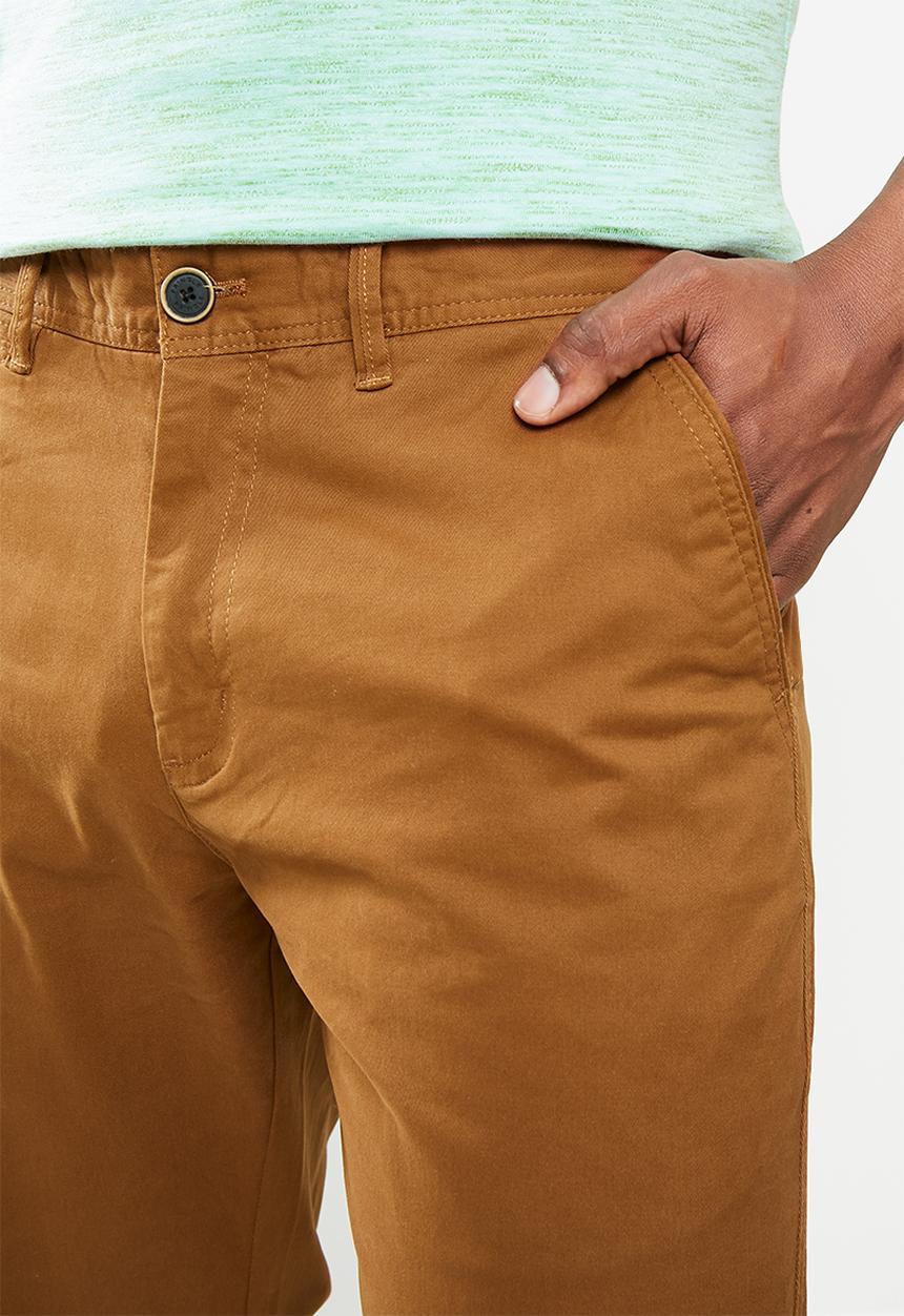 Pringle of Scotland - Core tailored chino - biscuit