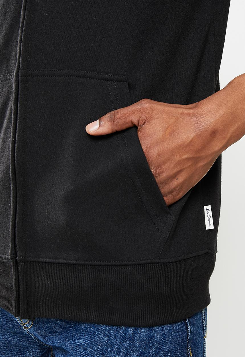 Ben Sherman - Zip tar - black