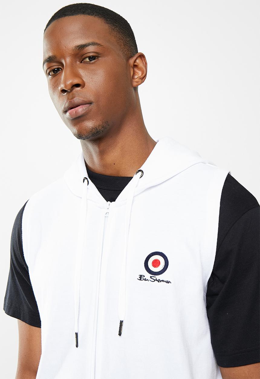 Ben Sherman - Zip tar - white
