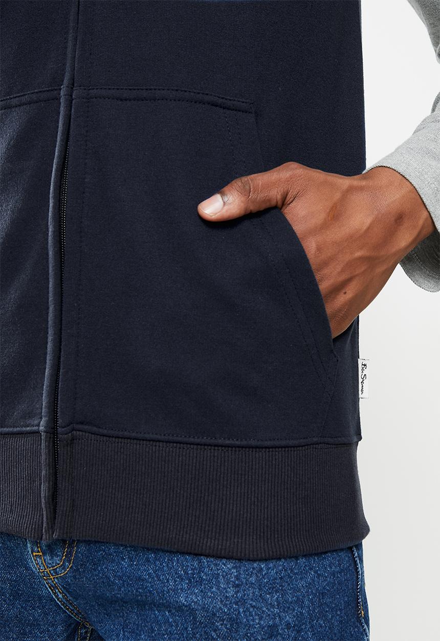 Ben Sherman - Zip tar - navy