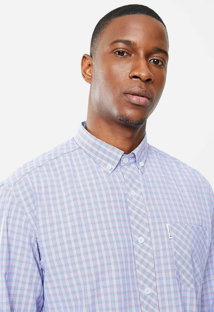 Ben Sherman - Reg shirt - mid-blue