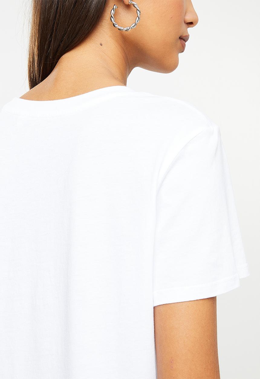 GUESS - Short sleeve heartbreaker tee - white