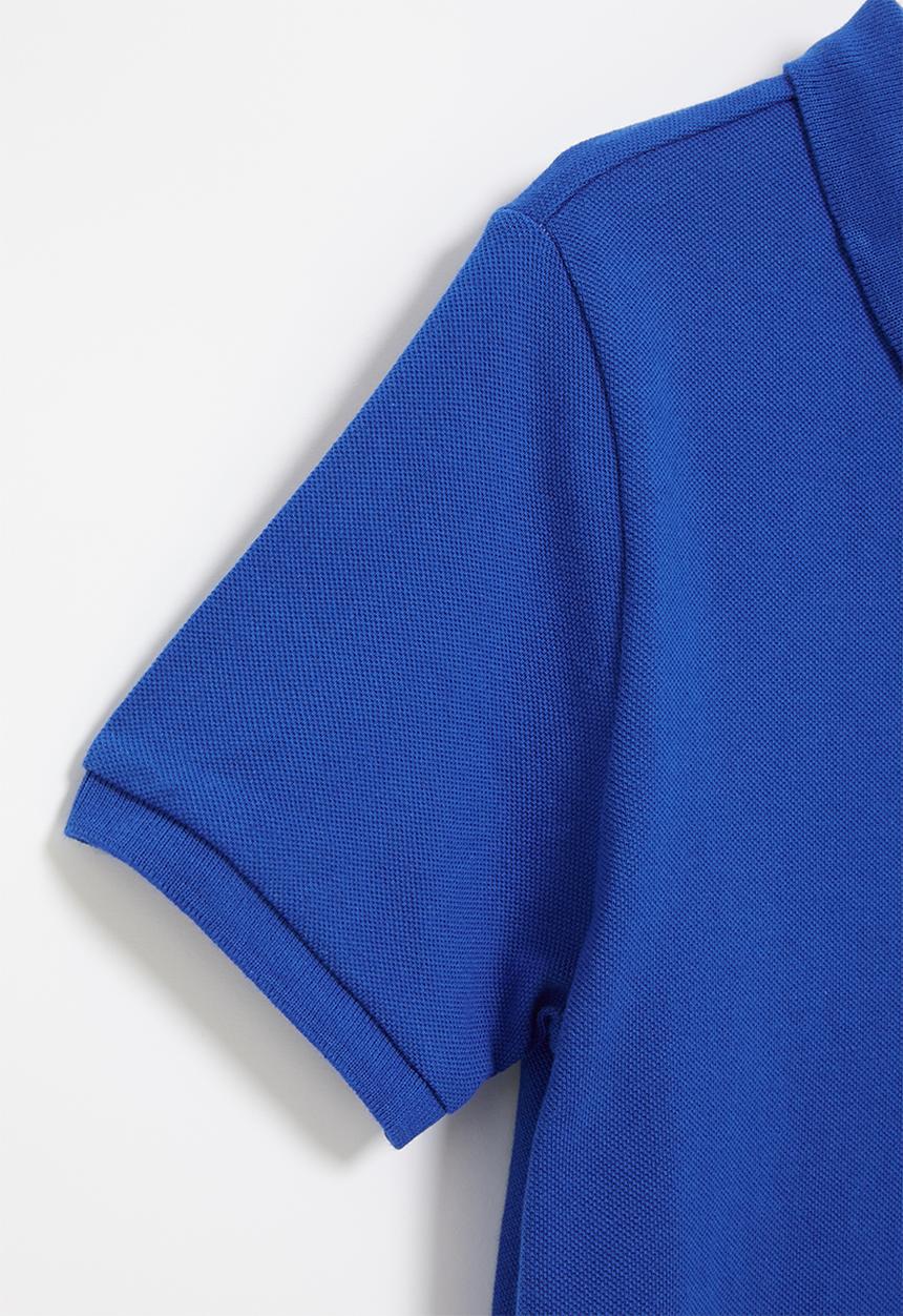 GUESS - Short sleeve Guess core embroider golfer - blue 