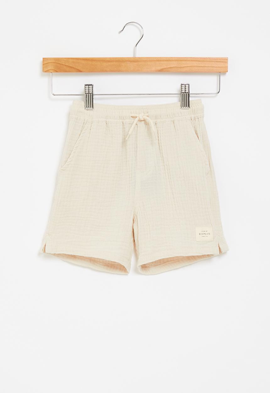 Cotton On - Los cabos short - rainy day/cheesecloth