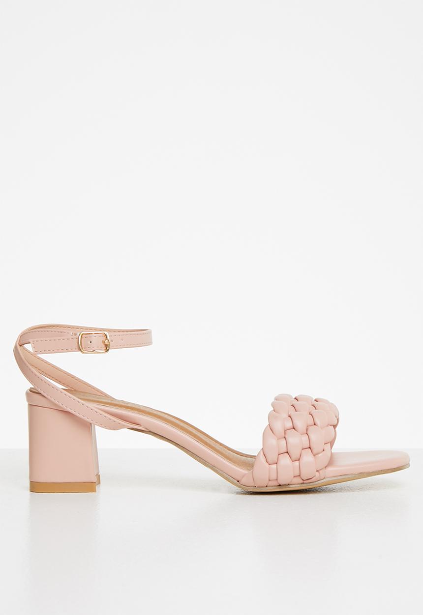 edit - Kirsten open block heel - pink