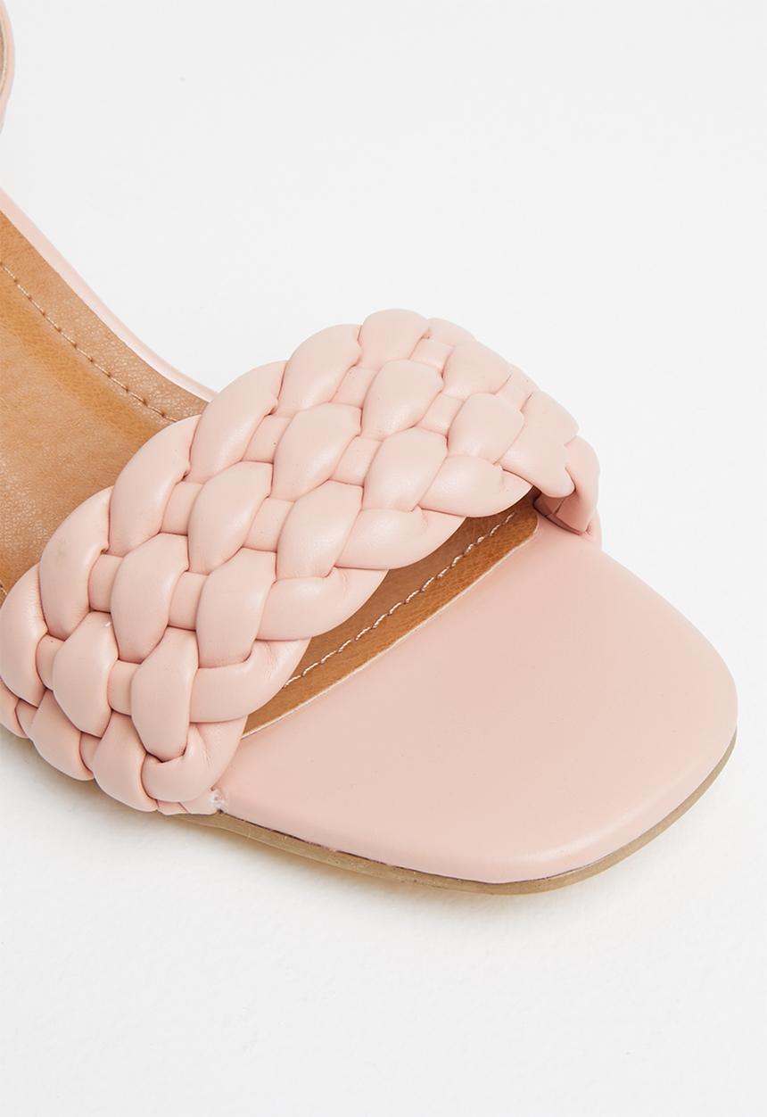 edit - Kirsten open block heel - pink