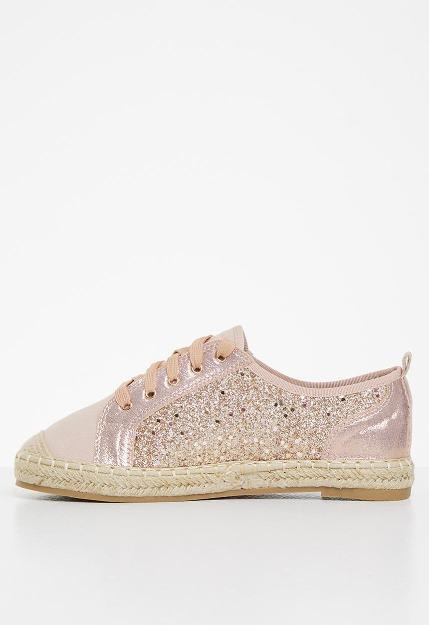 Plum - Idel espadrille sneaker - rose gold
