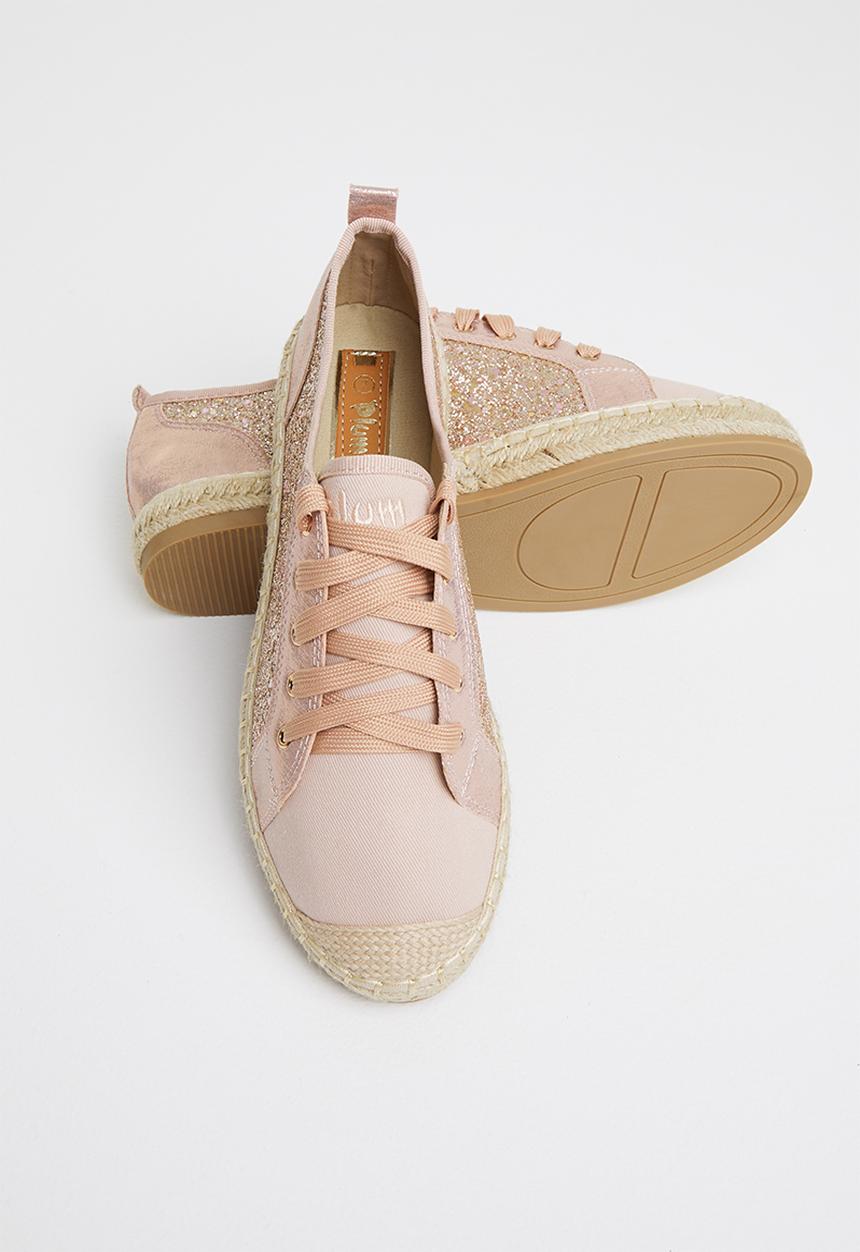 Plum - Idel espadrille sneaker - rose gold
