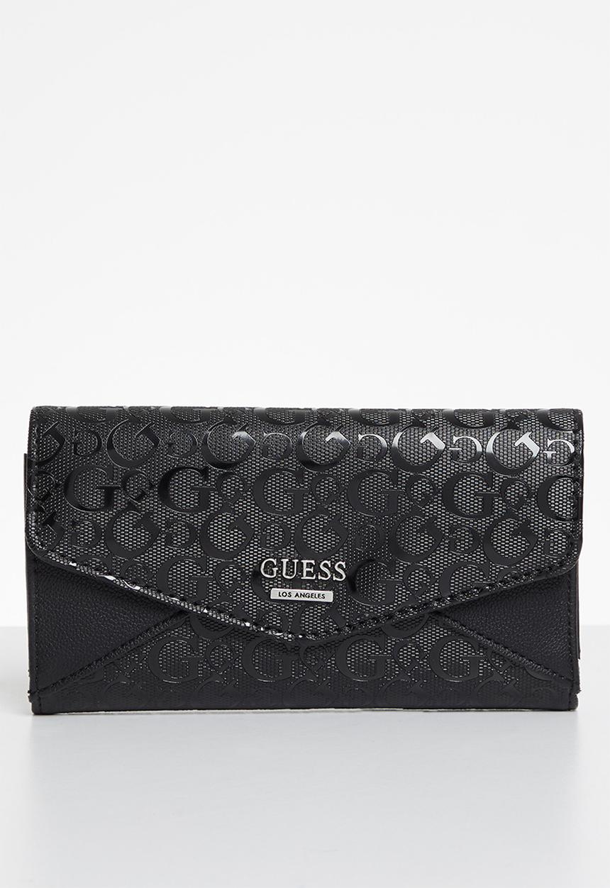 GUESS - Buoso sl slim clutch - black