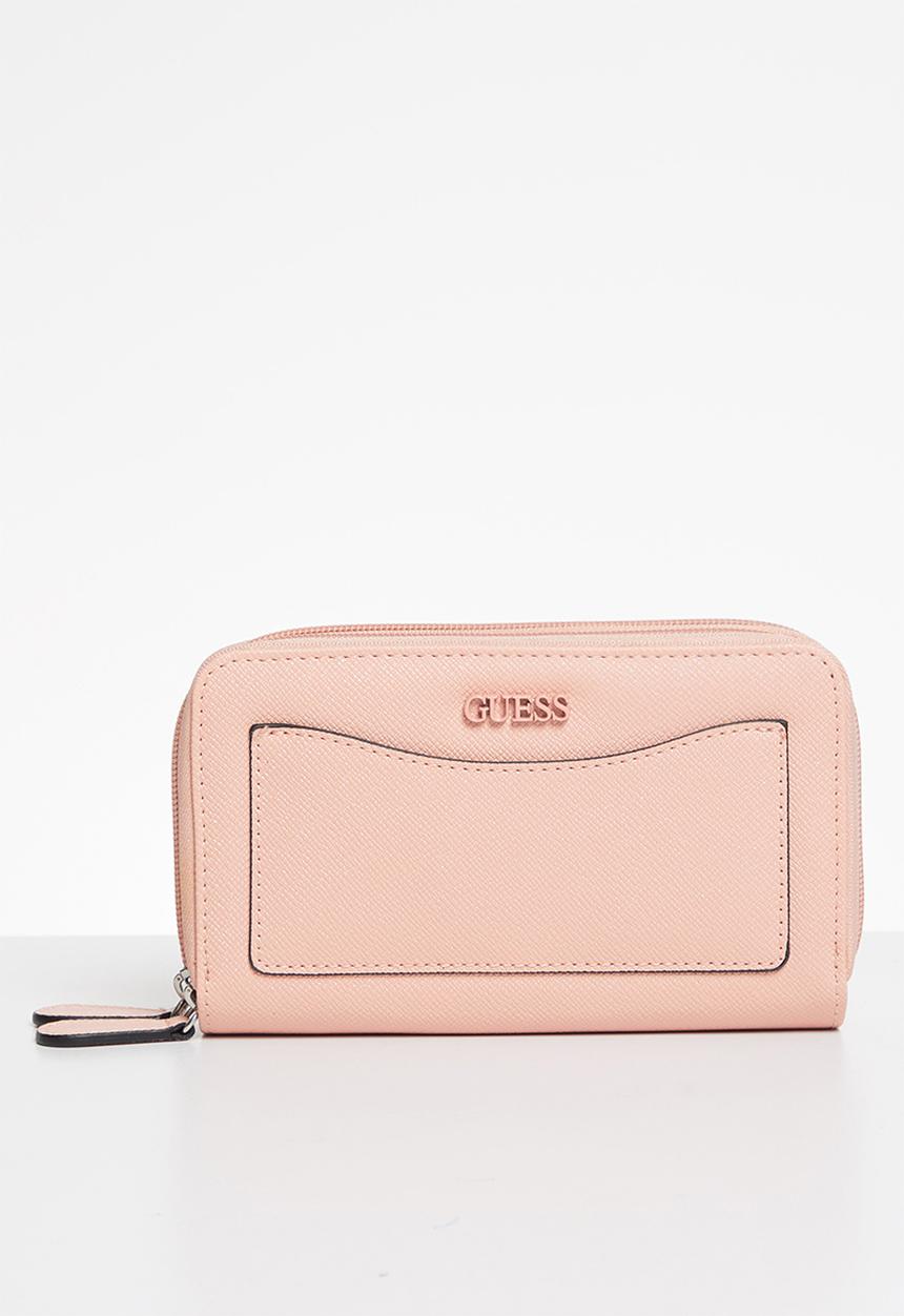 GUESS - Tempe slg double zip around - dusty pink