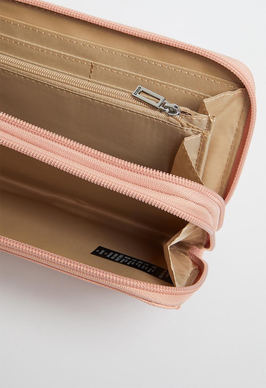 GUESS - Tempe slg double zip around - dusty pink