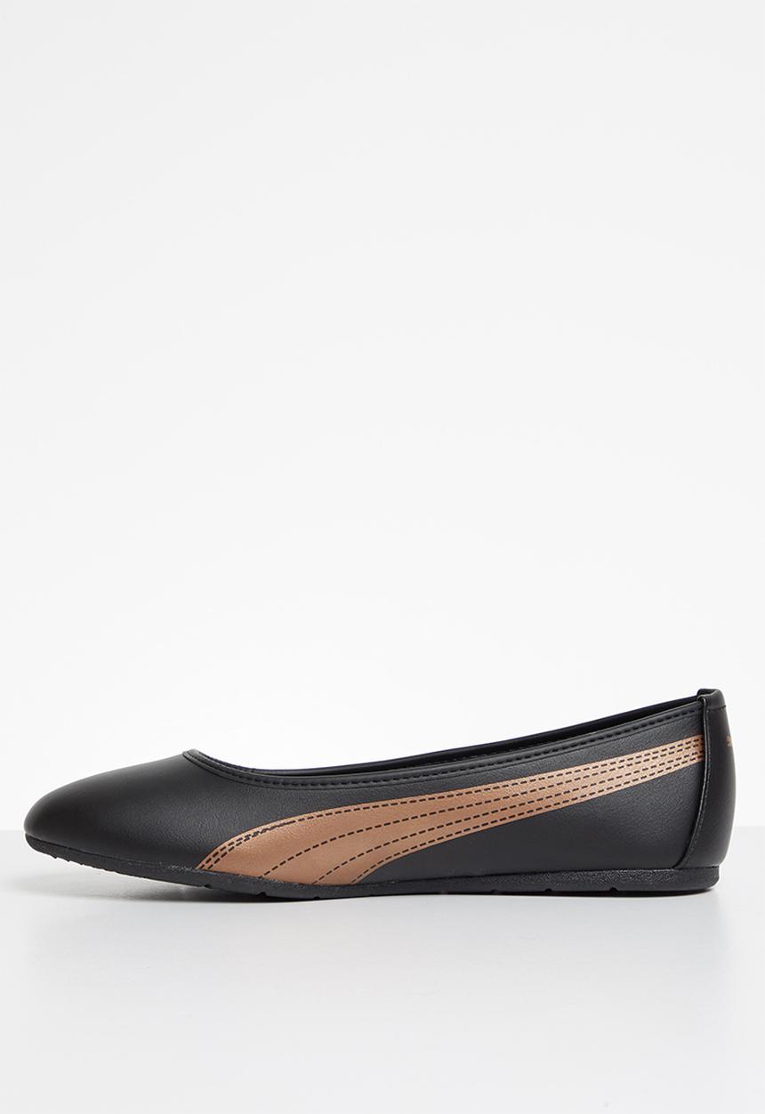 PUMA - Basic ballerina stitched - puma black-copper