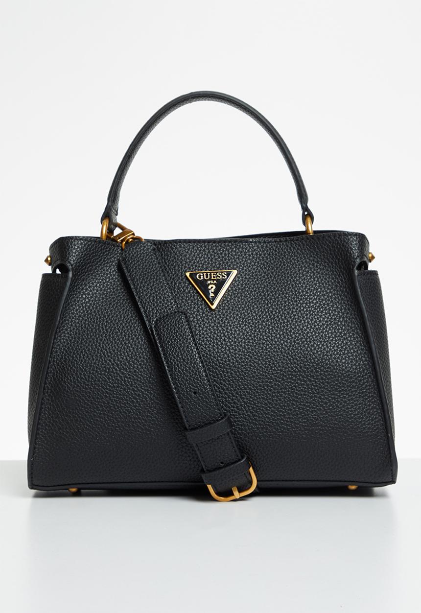 GUESS - Downtown chic turnlock satchel - black