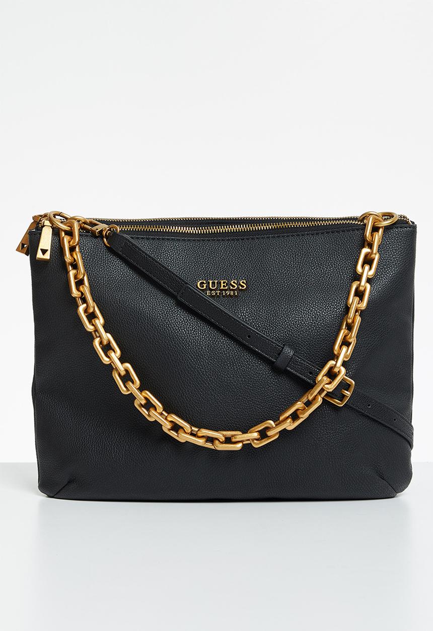 GUESS - Turin status shoulder bag - black