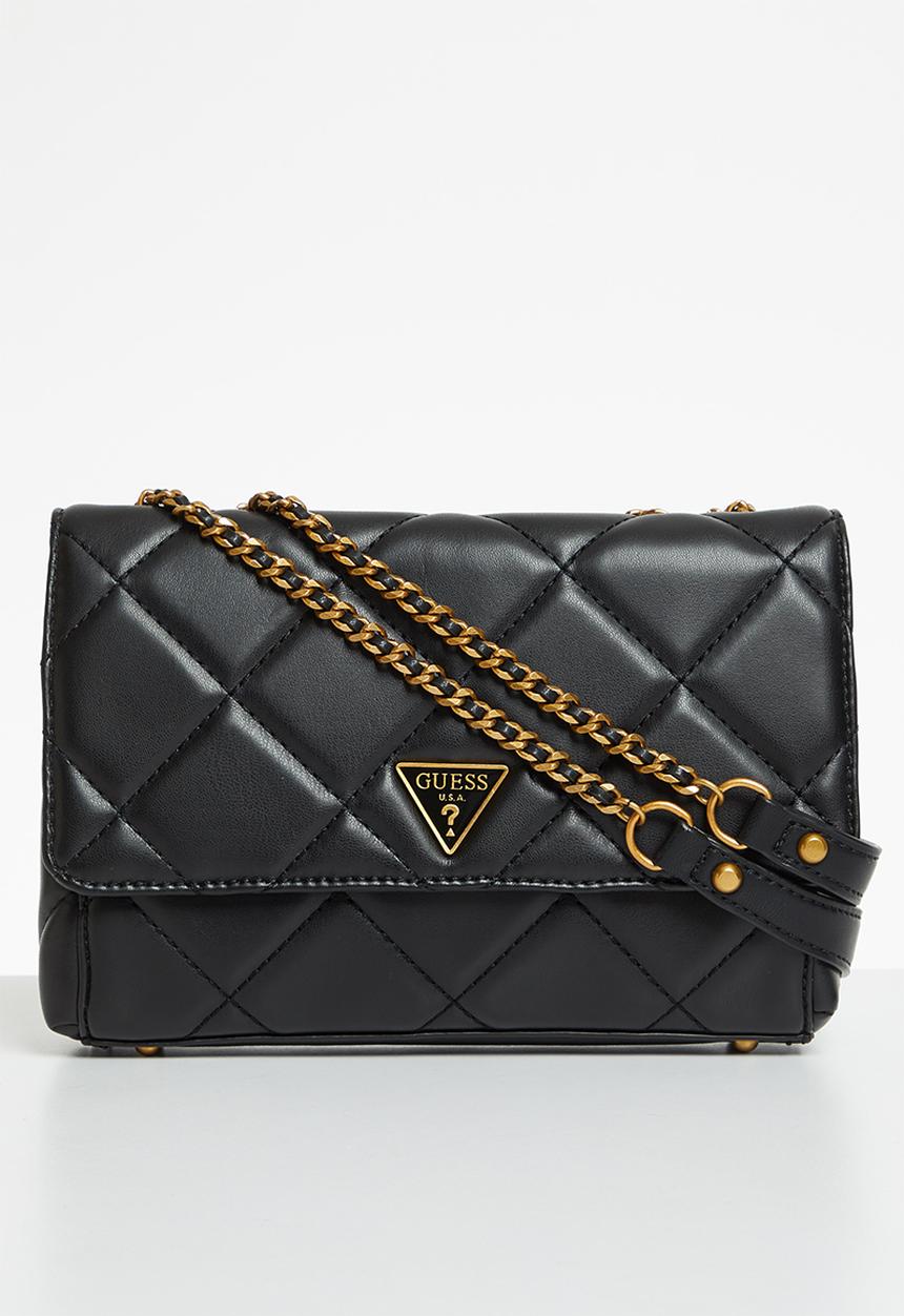 GUESS - Cessily convertible xbody flap - black