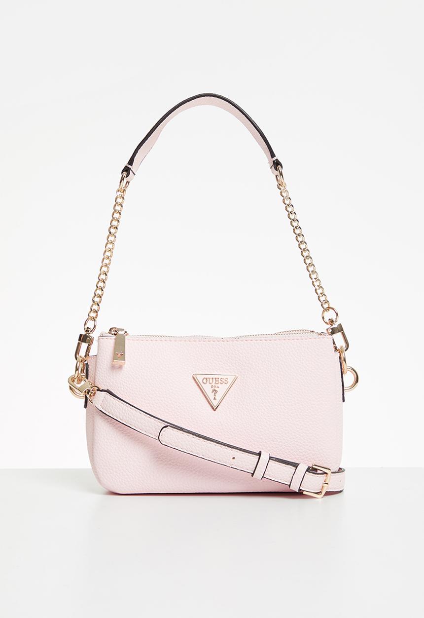 GUESS - Downtown chic flap shoulder bag - powder pink