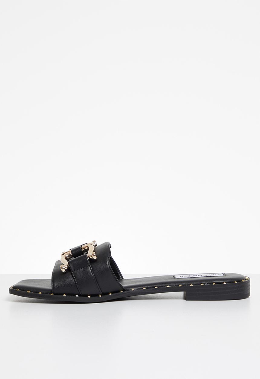 Steve Madden - Trefoil slide - black