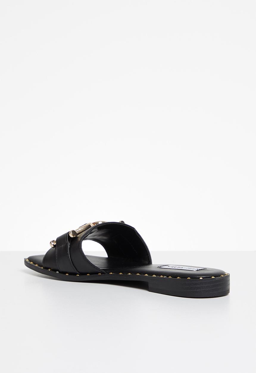 Steve Madden - Trefoil slide - black