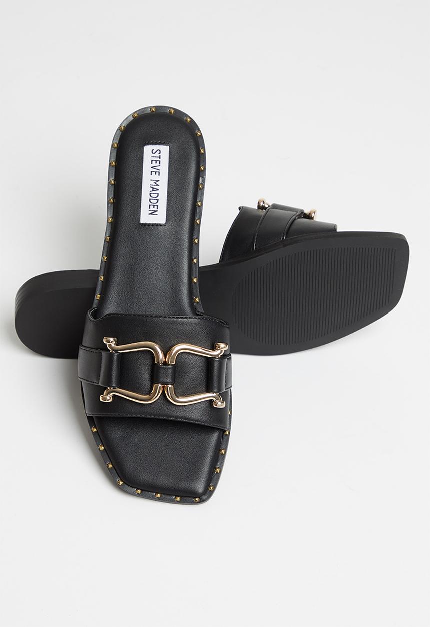 Steve Madden - Trefoil slide - black