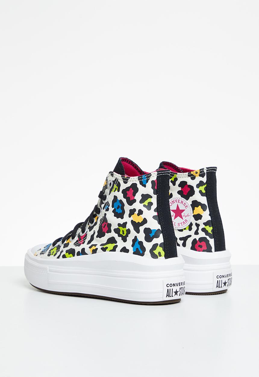 Converse - Chuck taylor all star move hi - egret/prime pink/black