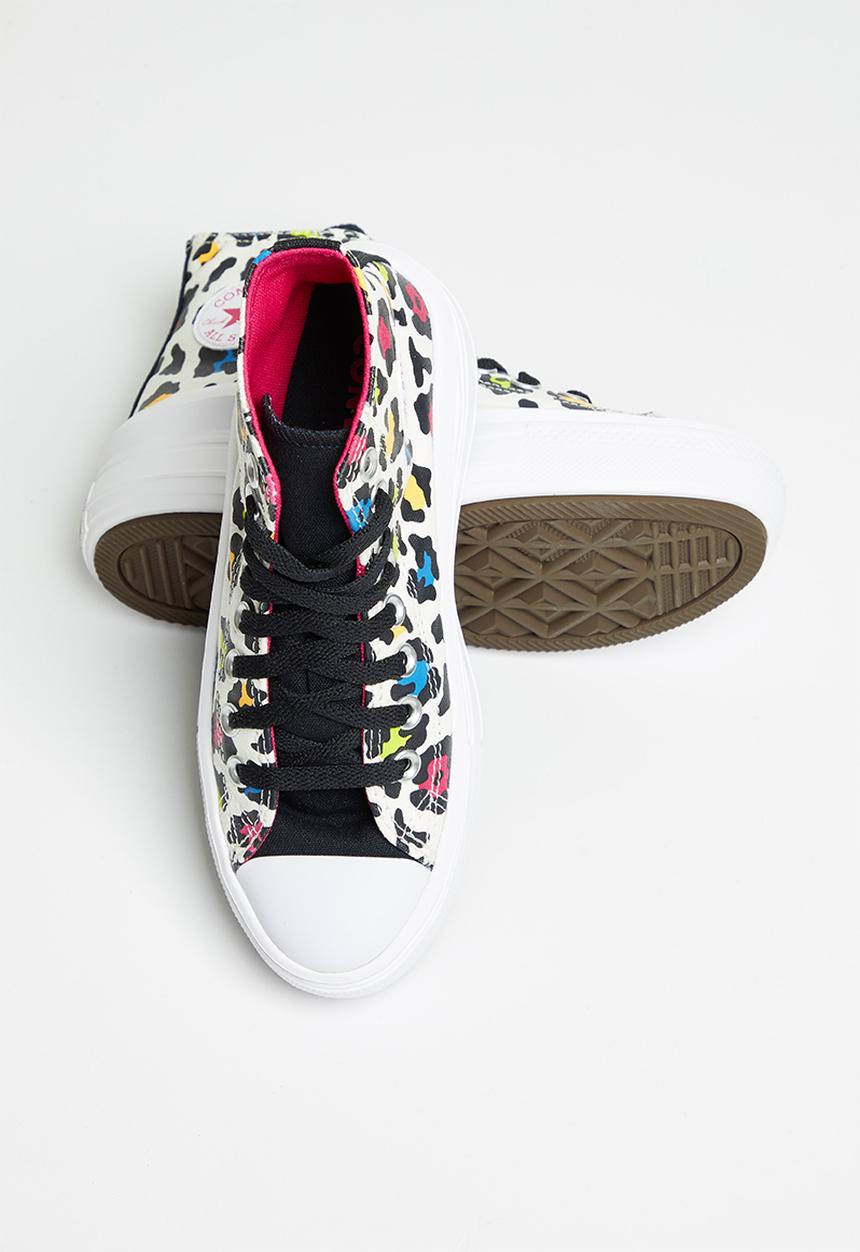 Converse - Chuck taylor all star move hi - egret/prime pink/black