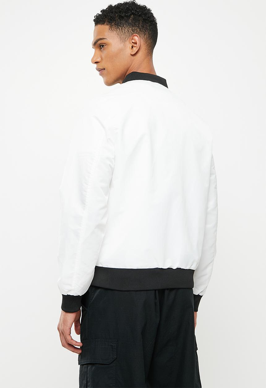 STYLE REPUBLIC - Lightweight NASA bomber jacket - white