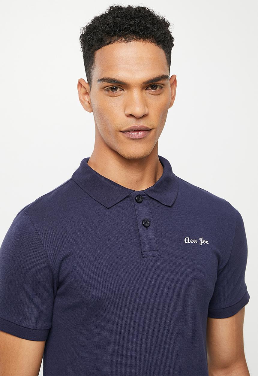 Aca Joe - Small logo golfer - navy