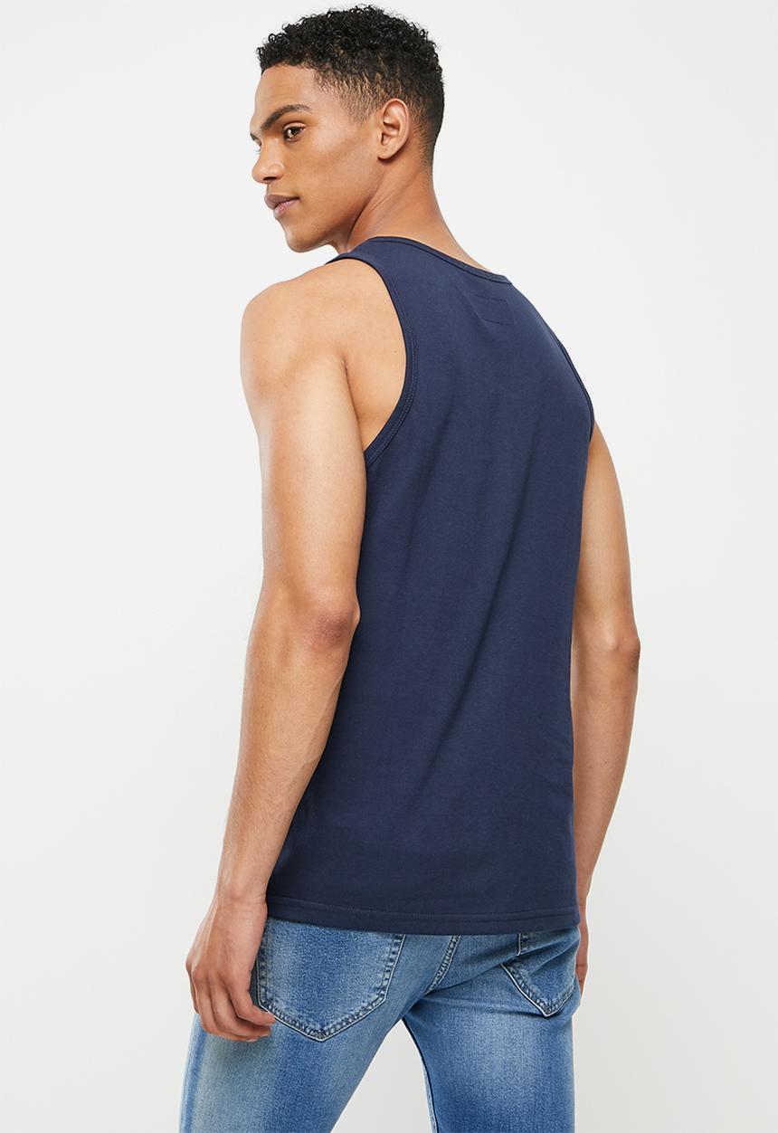 Aca Joe - Hd flat printed vest - estate blue