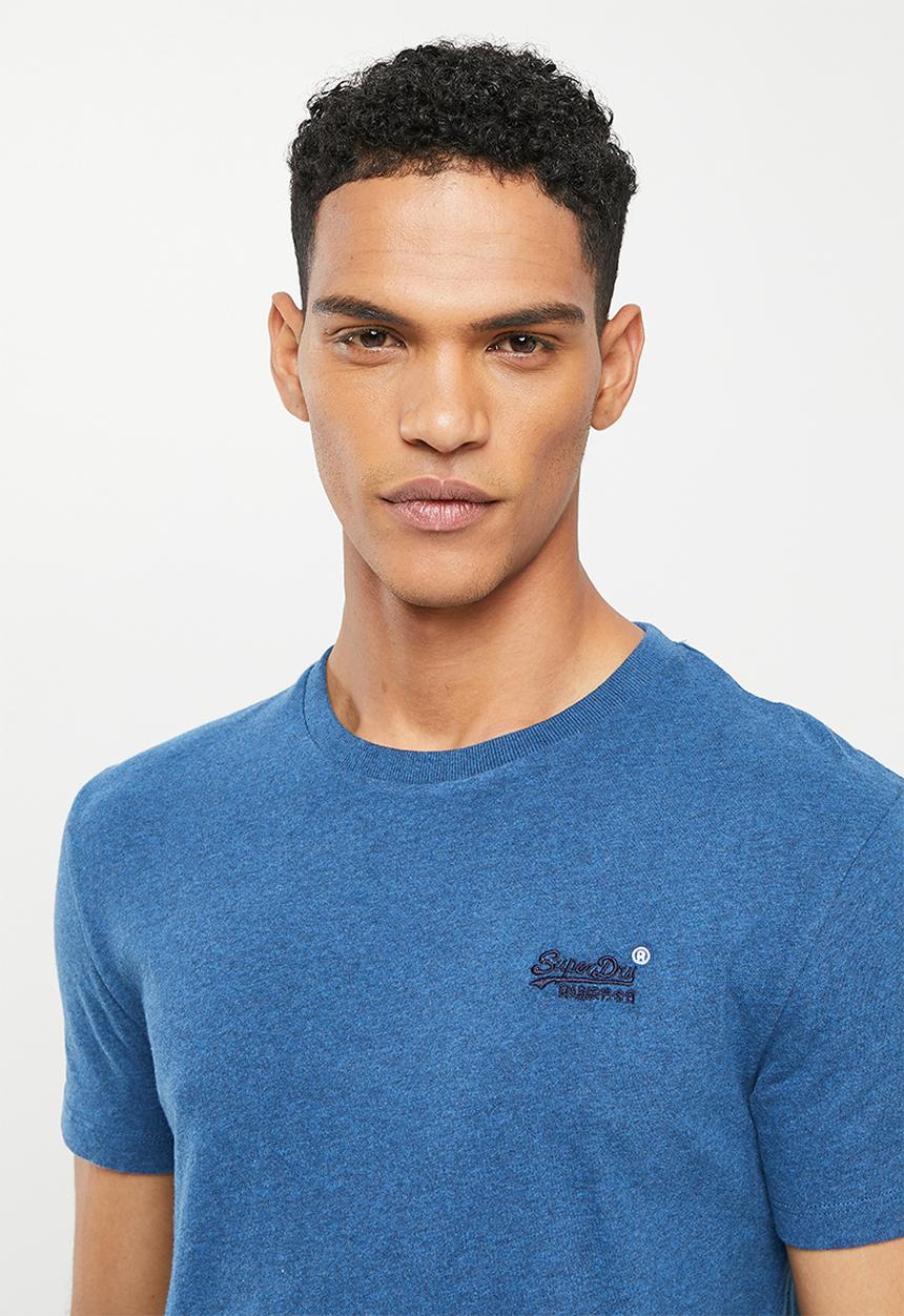 Superdry. - Ol vintage emb tee - ketion blue marl