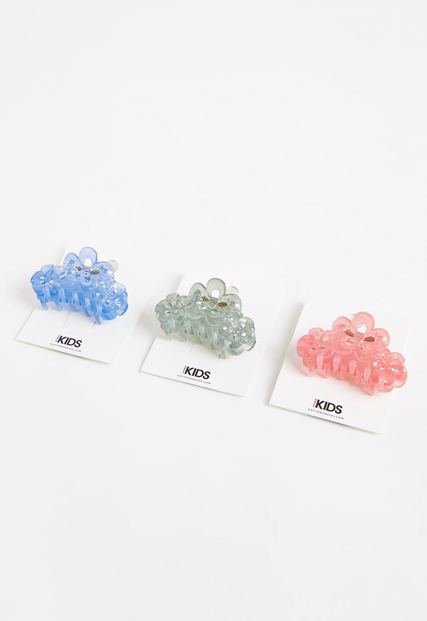 Cotton On - Caitlin claw clip pack - multi