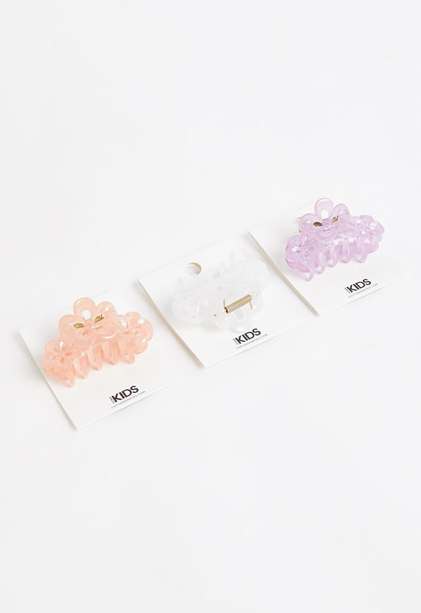 Cotton On - Caitlin claw clip pack - multi