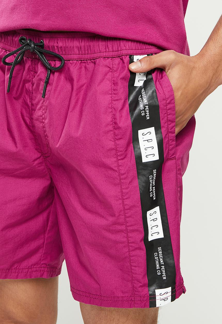 S.P.C.C - Brule regular fit elasticated shorts - orchid