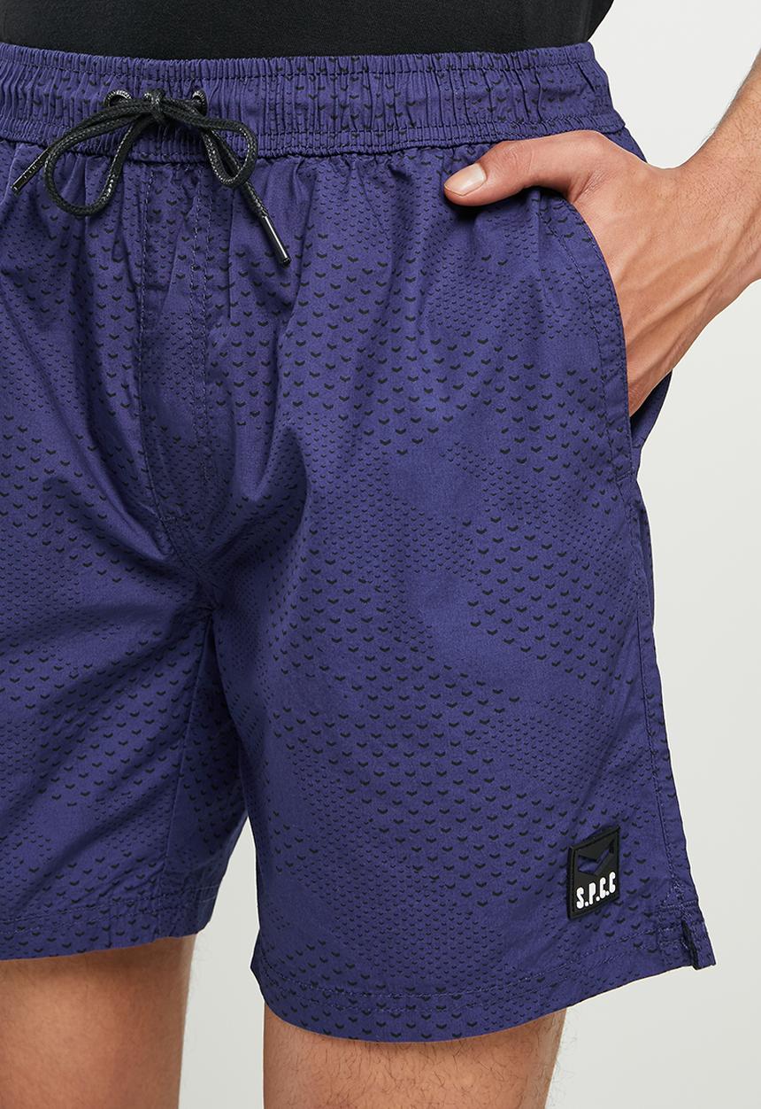 S.P.C.C - Yedlin regular fit elasticated shorts - sodalite blue