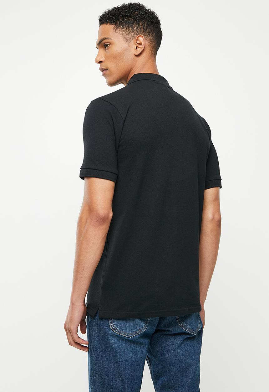 urban° - Urban short sleeve small logo golfer - black