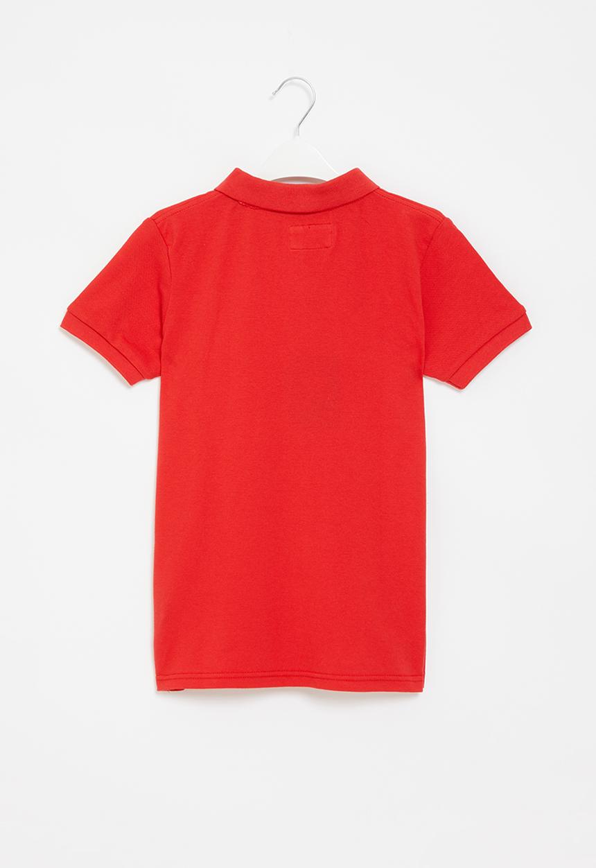 Aca Joe - Boys aca joe flat print golfer - racing red