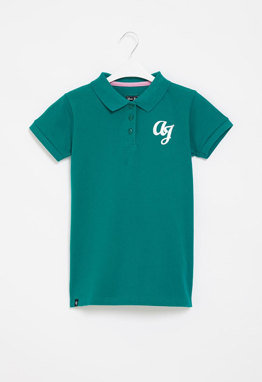 Aca Joe - Girls aca joe foil print golfer - teal