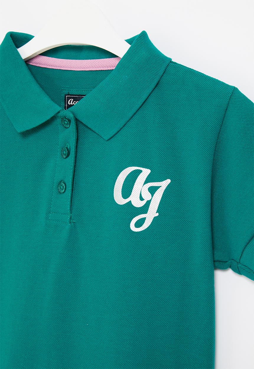 Aca Joe - Girls aca joe foil print golfer - teal