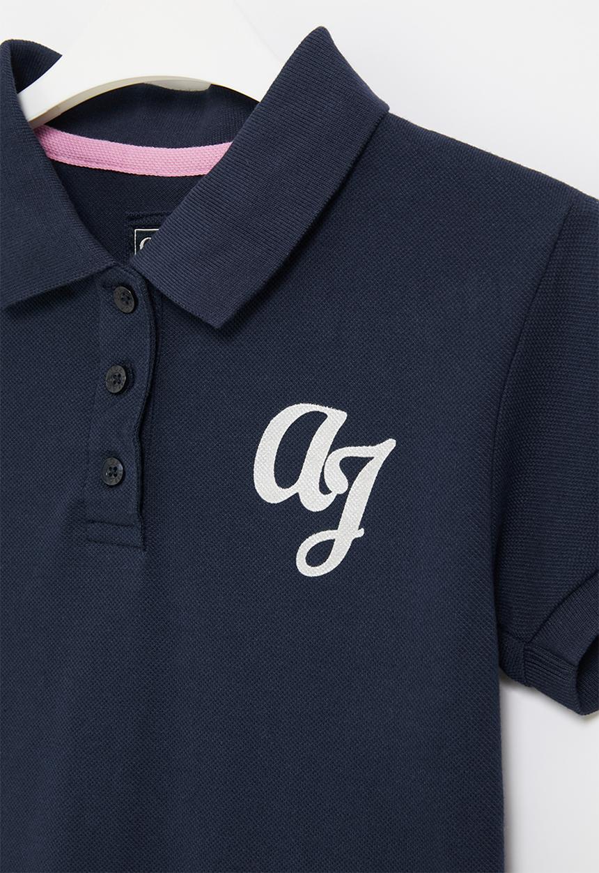 Aca Joe - Girls aca joe foil print golfer - navy