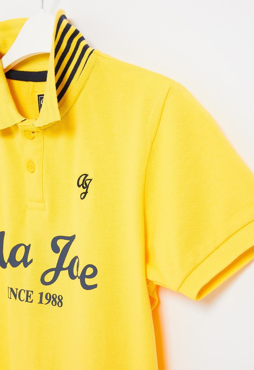 Aca Joe - Boys aca joe flat print golfer - yellow