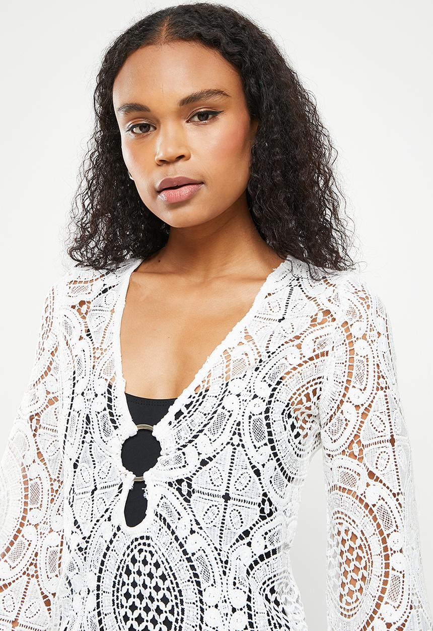 Me&B - Lace kaftan - milk
