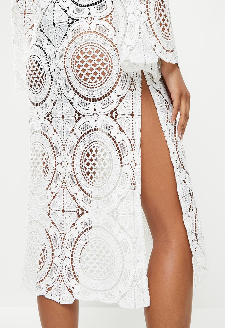 Me&B - Lace kaftan - milk